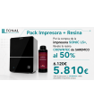 PACK IMPRESIÓN - IMPRESORA PHROZEN 3D SONIC LS PLUS + RESINA DENTAL CROWNTEC