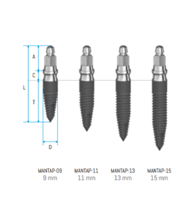 MB MANDIBULAR TAPERED Ø 3 mm