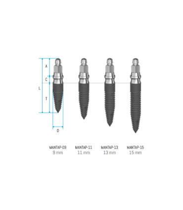 MB MANDIBULAR TAPERED Ø 3 mm