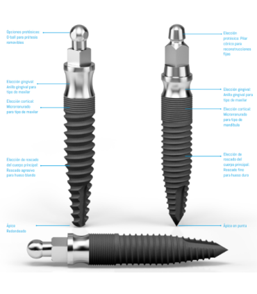 MB MANDIBULAR TAPERED Ø 3 mm