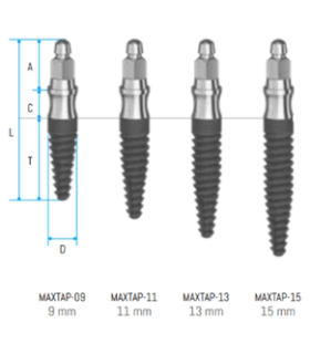 MB MAXILAR TAPERED Ø 3 mm