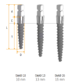 SD SQUARE HEAD Ø 2.4 mm