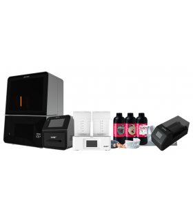 Full Solution: Sonic CS+ Printer + CURE + Wash + Mixer & ResinStudy Model, Water Washable, Orthomodel